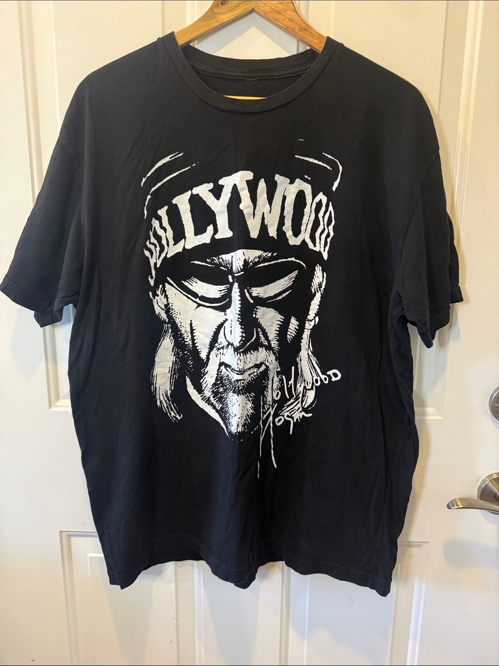 Hollywood Hulk Hogan Graphic Black Men's T-Shirt
